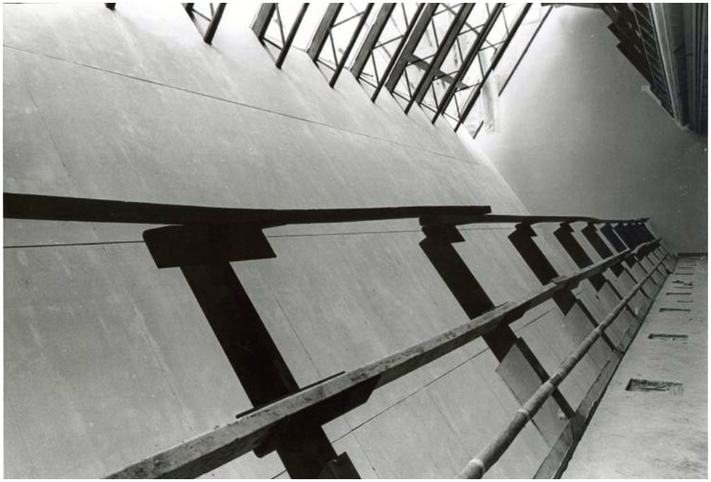 Waffle slab construction in 1980